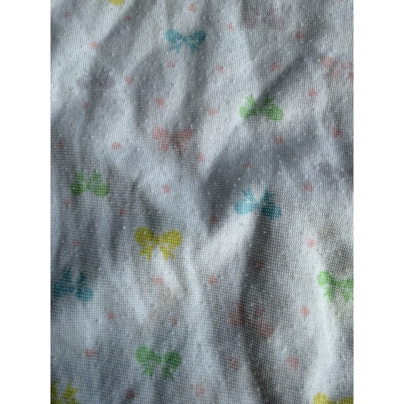 Vintage Carter's Layette Size Sleepsack Multicolor Bows Pattern Newborn - Picture 2 of 4